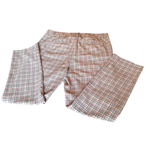LOFT - Women's Slim Fit Plaid Ankle Trouser Pants, Size 10, multi-color - Picture 9 of 10